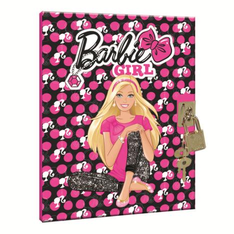 A5 Barbie Girl Lockable Diary £2.99